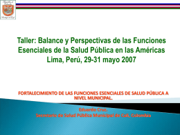 Diapositiva 1 - Home - Pan American Health Organization