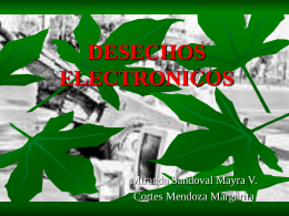 DESECHOS ELECTRONICOS