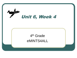 Unit 6, Week 4