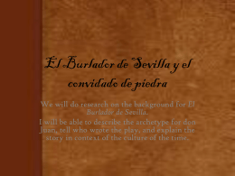 El Burlador de Sevilla y el convidado de piedra