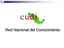 Red Nacional 2008 (CUDI)