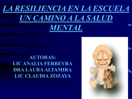 Diapositiva 1 - CIRRO - Centro Interdisciplinario de
