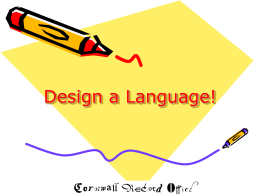 Designer Language
