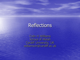 Reflections - coimisineir.ie