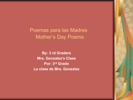 Mother’s Day Poems
