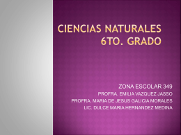 CIENCIAS NATURALES 6TO. GRADO