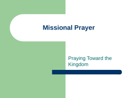Missional Prayer PPT