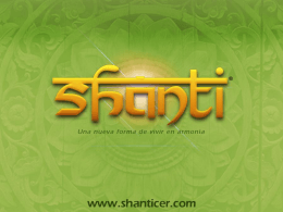 Informacion sobre proyecto SHANTI