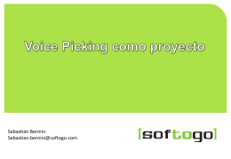 Proyecto Voice picking