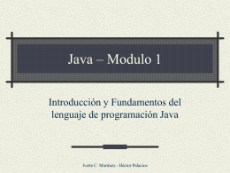 Java – Modulo 1