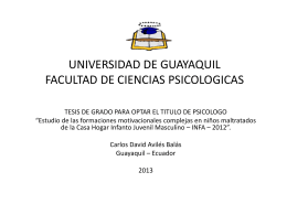 UNIVERSIDAD DE GUAYAQUIL FACULTAD DE CIENCIAS …