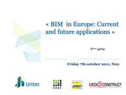 BIM in Europe: Current and future applications &#187