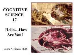 Language and Brain - UCSD Cognitive Science