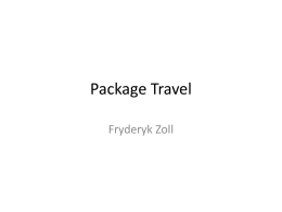 Package Travel - Transformacje