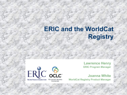ERIC Digitization Project