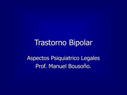 Trastorno Bipolar - Universidad de Oviedo