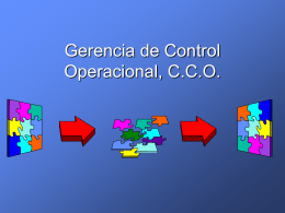Gerencia de Control Operacional