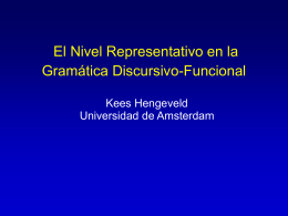 The Representational Level in Functional Discourse Grammar