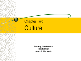 Chapter Two Culture
