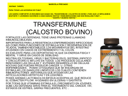 TRANSFERMUNE (CALOSTRO BOVINO)