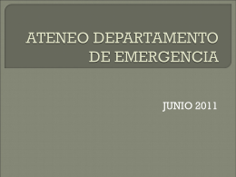 ATENEO DEPARTAMENTO DE EMERGENCIA