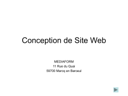 Conception de Site Web