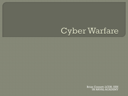 Cyber Warfare - United States Naval Academy