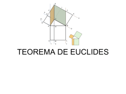 TEOREMA DE EUCLIDES