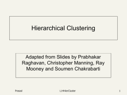 Hierarchical Clustering - Home | College of Engineering