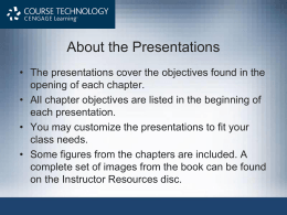 About the Presentations - c-jump