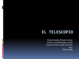 EL TELESCOPIO - fisica11cb2015