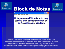 Block de Notas