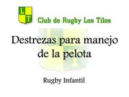 Destrezas para manejo de la pelota Rugby Infantil