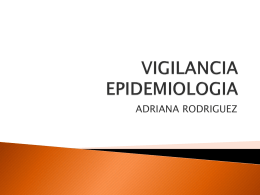VIGILANCIA EPIDEMIOLOGIA