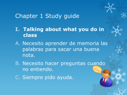 Chapter 1 Study guide
