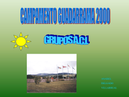 CAMPAMENTO GUADARRAMA 2000.