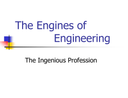 The Engines of Engineering