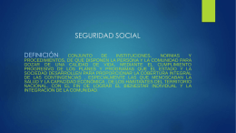 SEGURIDAD SOCIAL