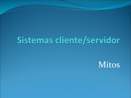Sistemas cliente/servidor