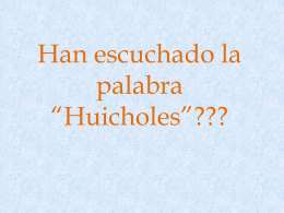 Huicholes