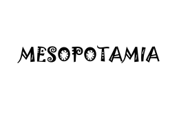 MESOPOTAMIA - Sociales-TIC
