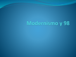 Modernismo y 98