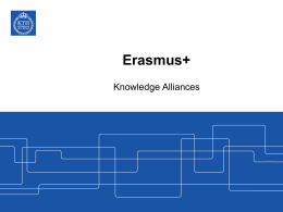 Erasmus+ - Royal Institute of Technology