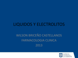 LIQUIDOS Y ELECTROLITOS - clinicalevidence [licensed for