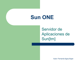 Sun ONE