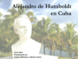 Alejandro de Humboldt
