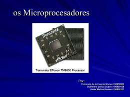 Los Microprocesadores