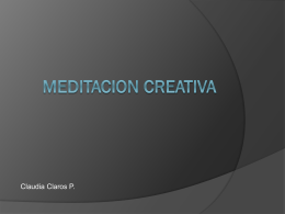 MEDITACION CREATIVA