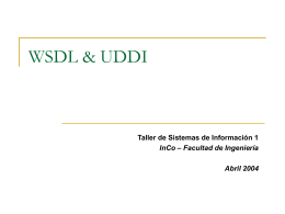 WSDL y UDDI
