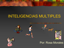 TEORIA DE LAS INTELIGENCIAS MULTIPLES